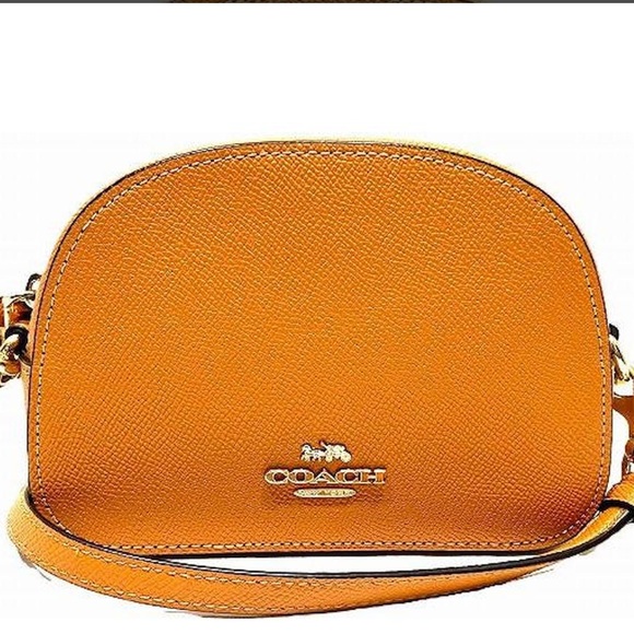 Coach Mini Serena Crossgrain Leather Crossbody Bag l NEW - Picture 1 of 16